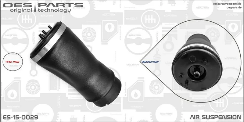 Pneumatinė spyruoklė, pakaba oes parts ES-15-0029