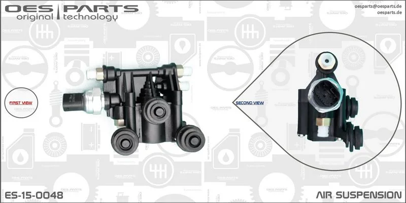 Vožtuvas, suspausto oro sistema OES PARTS ES-15-0048
