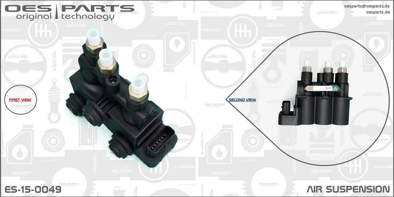 Vožtuvas, suspausto oro sistema oes parts ES-15-0049