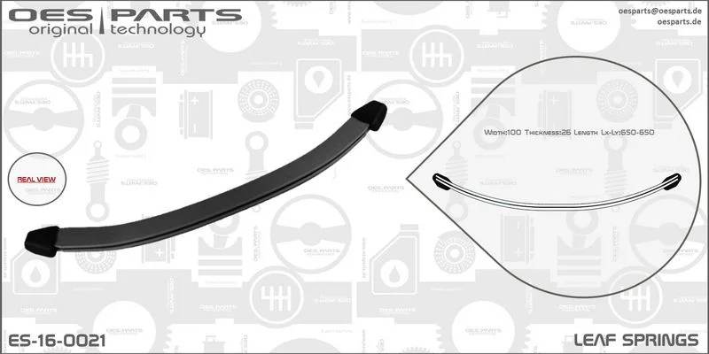 Lakštinė lingė oes parts ES-16-0021