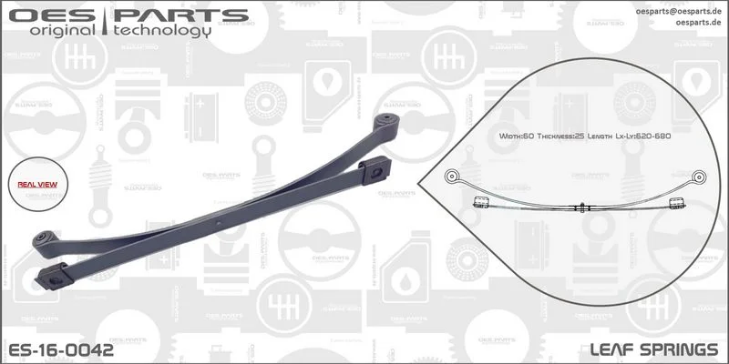 Lakštinė lingė oes parts ES-16-0042