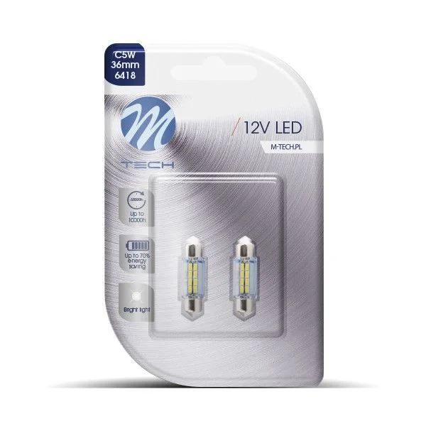 Bulb, licence plate light m-tech LB085W