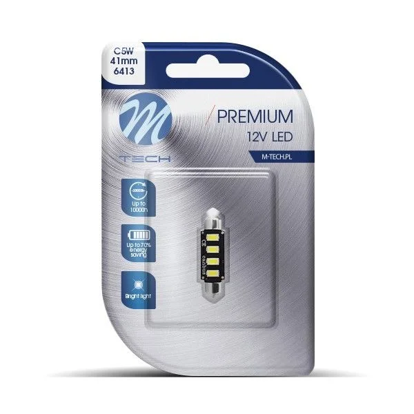 Bulb, licence plate light m-tech LB335W