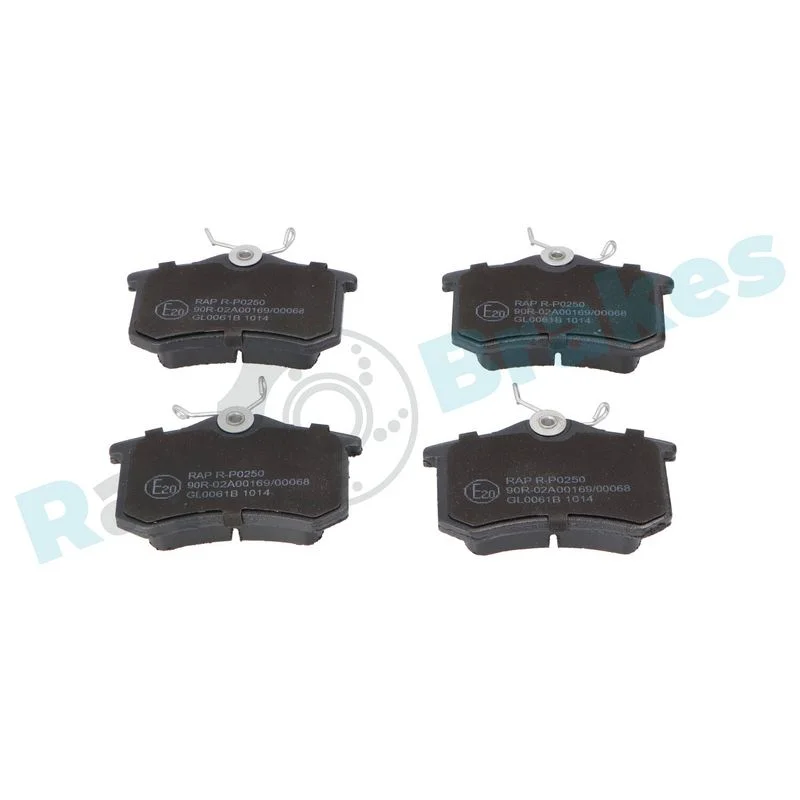Brake Pad Set, disc brake RAP BRAKES R-P0250