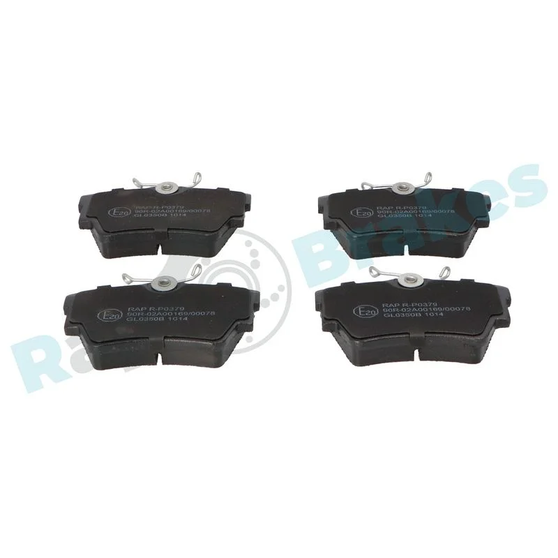 Brake Pad Set, disc brake RAP BRAKES R-P0379