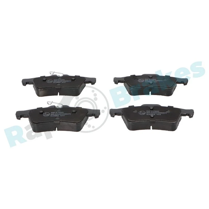 Brake Pad Set, disc brake RAP BRAKES R-P0505