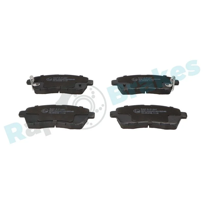 Brake Pad Set, disc brake RAP BRAKES R-P1227