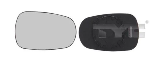 Mirror Glass, exterior mirror TYC 328-0109-1