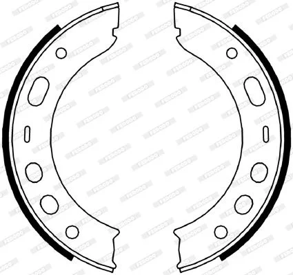 Brake Shoe Set, parking brake FERODO FSB4056