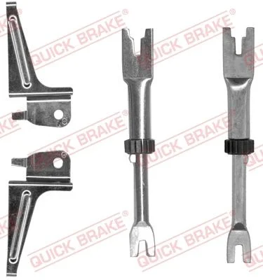 Reguliatorių komplektas, būgninis stabdys QUICK BRAKE 102 53 006