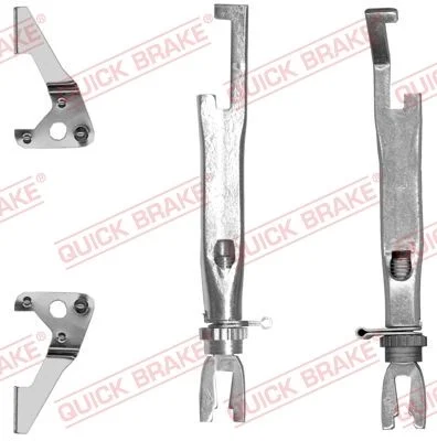 Reguliatorių komplektas, būgninis stabdys QUICK BRAKE 102 53 011