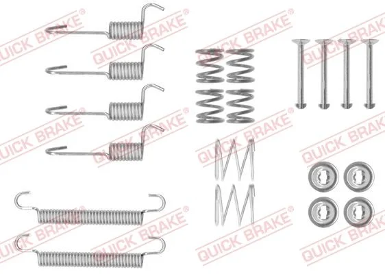 Accessory Kit, parking brake shoes QUICK BRAKE 105-0008