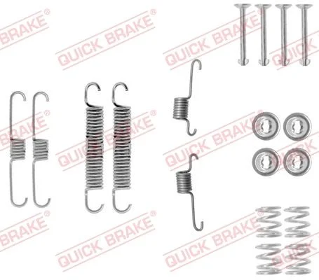 Sada príslušenstva, brzdové čeľuste QUICK BRAKE 105-0012