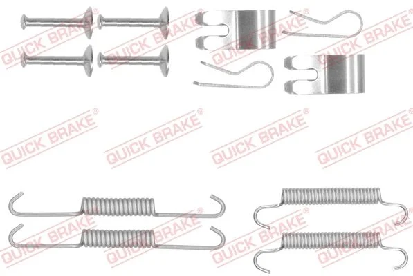 Sada príslušenstva, čeľuste parkovacej brzdy QUICK BRAKE 105-0013