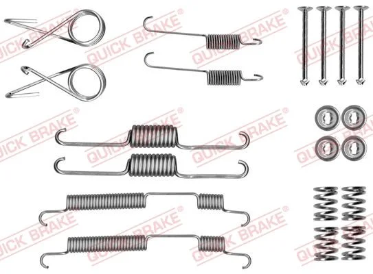 Sada príslušenstva, brzdové čeľuste QUICK BRAKE 105-0022