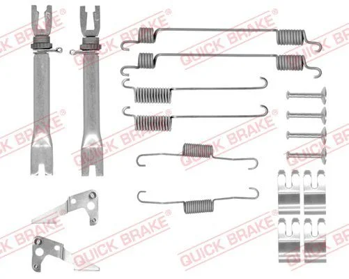 Sada príslušenstva, brzdové čeľuste QUICK BRAKE 105-0030S