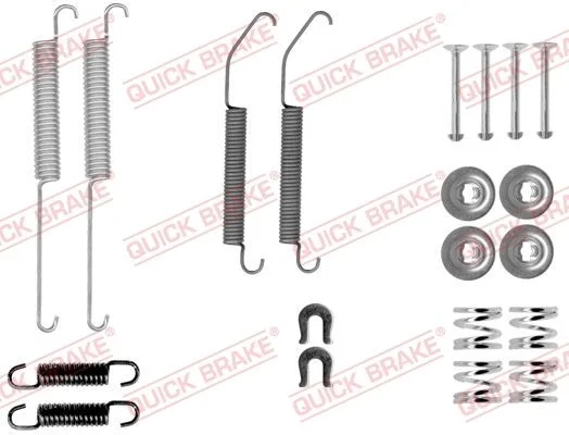 Priedų komplektas, stabdžių trinkelės QUICK BRAKE 105-0033