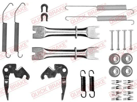 Sada príslušenstva, brzdové čeľuste QUICK BRAKE 105-0033S-02