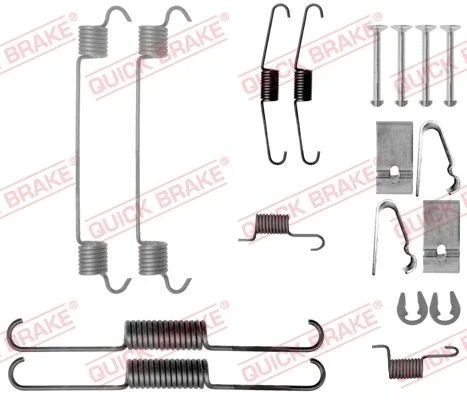 Sada príslušenstva, brzdové čeľuste QUICK BRAKE 105-0038