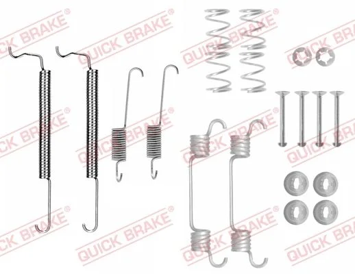 Accessory Kit, brake shoes QUICK BRAKE 105-0043