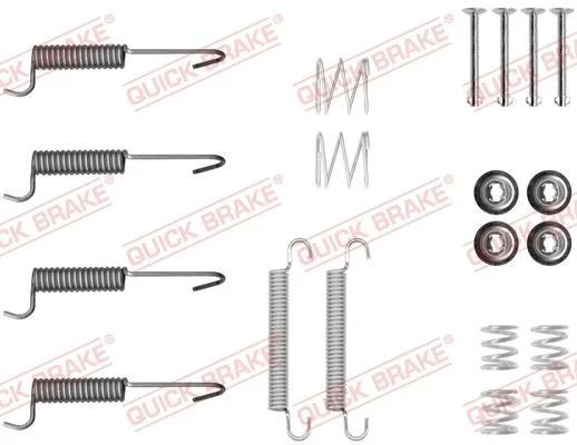 Sada príslušenstva, čeľuste parkovacej brzdy QUICK BRAKE 105-0047