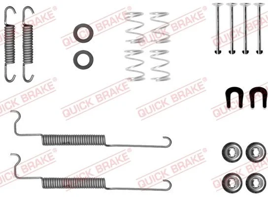 Sada príslušenstva, brzdové čeľuste QUICK BRAKE 105-0049