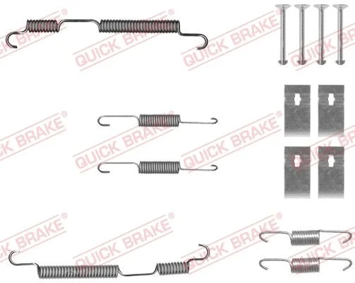 Accessory Kit, brake shoes QUICK BRAKE 105-0050