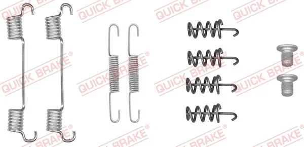 Sada príslušenstva, čeľuste parkovacej brzdy QUICK BRAKE 105-0051