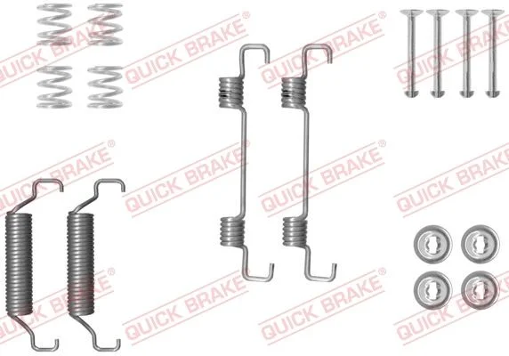 Sada príslušenstva, čeľuste parkovacej brzdy QUICK BRAKE 105-0052