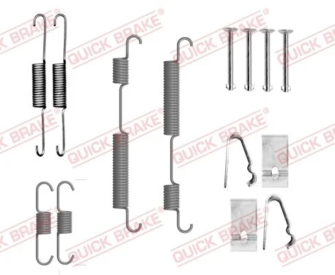 Sada príslušenstva, brzdové čeľuste QUICK BRAKE 105-0054