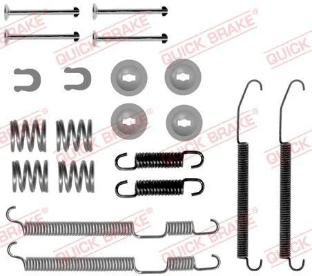 Priedų komplektas, stabdžių trinkelės QUICK BRAKE 105-0075