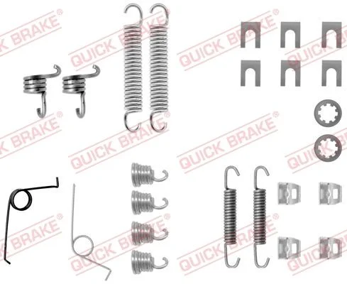Sada príslušenstva, brzdové čeľuste QUICK BRAKE 105-0545