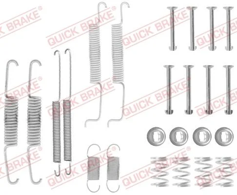 Priedų komplektas, stabdžių trinkelės QUICK BRAKE 105-0569