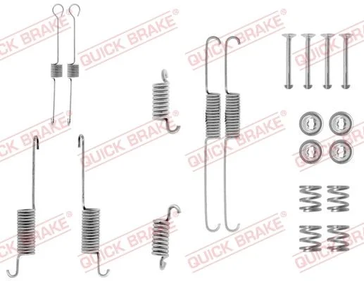 Sada príslušenstva, brzdové čeľuste QUICK BRAKE 105-0615