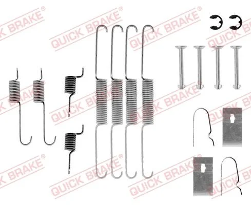 Accessory Kit, brake shoes QUICK BRAKE 105-0636