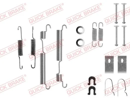 Sada príslušenstva, brzdové čeľuste QUICK BRAKE 105-0653