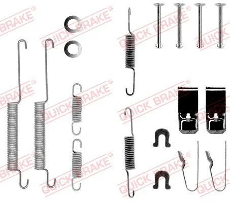 Accessory Kit, brake shoes QUICK BRAKE 105-0654