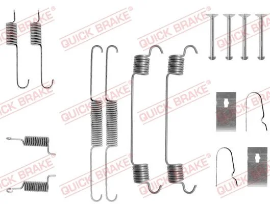 Sada príslušenstva, brzdové čeľuste QUICK BRAKE 105-0675