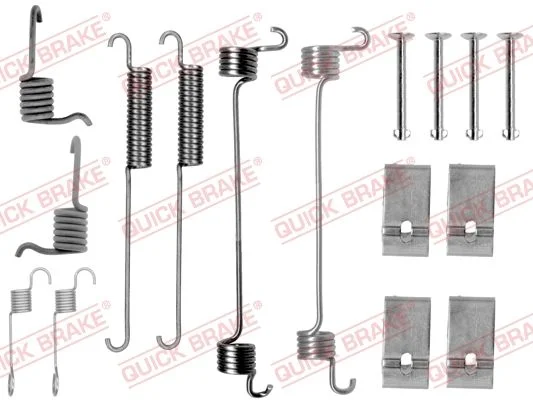 Sada príslušenstva, brzdové čeľuste QUICK BRAKE 105-0676