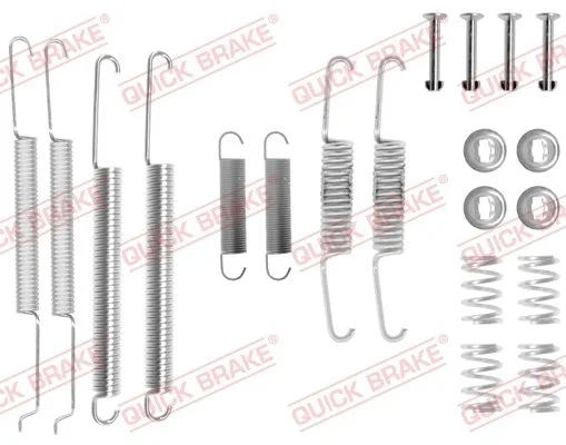 Priedų komplektas, stabdžių trinkelės QUICK BRAKE 105-0681