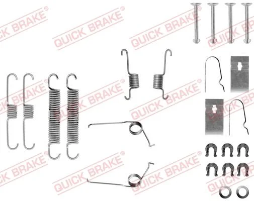 Accessory Kit, brake shoes QUICK BRAKE 105-0693