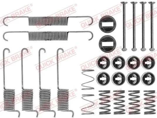 Accessory Kit, brake shoes QUICK BRAKE 105-0715