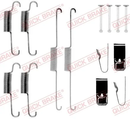 Priedų komplektas, stabdžių trinkelės QUICK BRAKE 105-0723