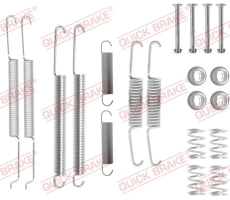 Priedų komplektas, stabdžių trinkelės QUICK BRAKE 105-0726