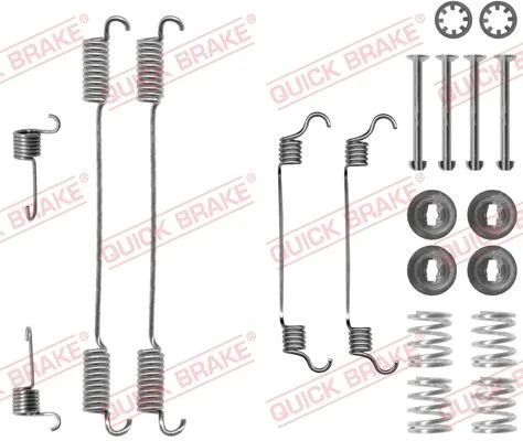 Sada príslušenstva, brzdové čeľuste QUICK BRAKE 105-0740