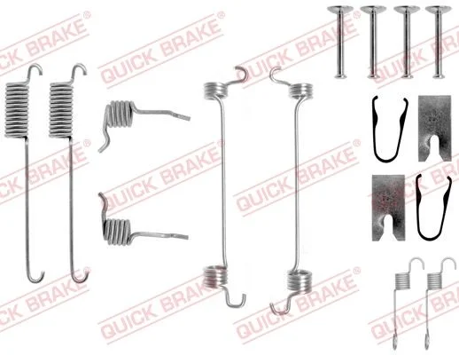 Sada príslušenstva, brzdové čeľuste QUICK BRAKE 105-0751