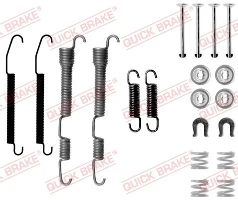Sada príslušenstva, brzdové čeľuste QUICK BRAKE 105-0761