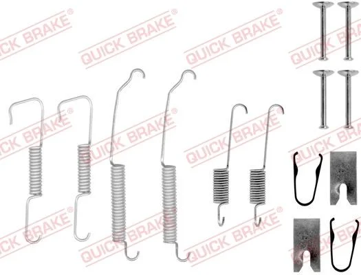 Priedų komplektas, stabdžių trinkelės QUICK BRAKE 105-0773