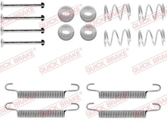 Sada príslušenstva, čeľuste parkovacej brzdy QUICK BRAKE 105-0791
