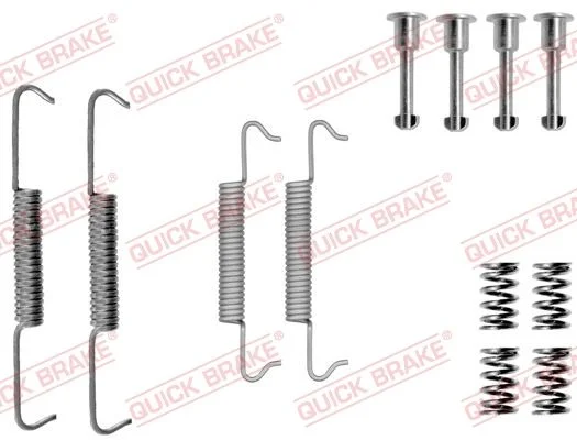 Priedų komplektas, stovėjimo stabdžių trinkelės QUICK BRAKE 105-0793